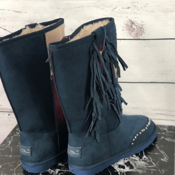 Montana West Texas Pride Collection Boots Navy - Picture 5 of 6